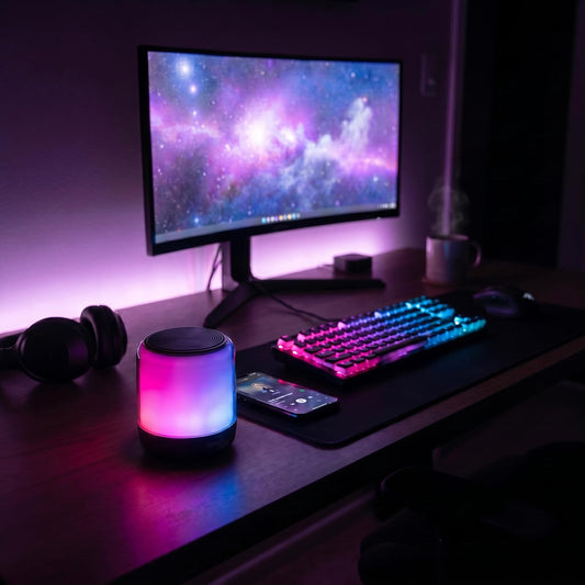 Bluetooth Speaker with RGB LED Lights