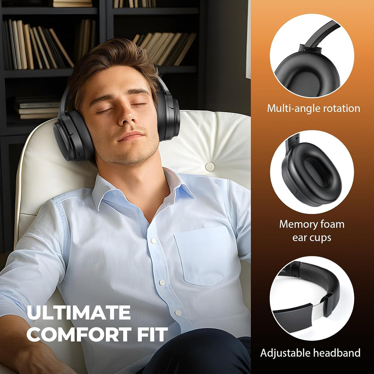 Hybrid Active Noise Cancelling Headphones