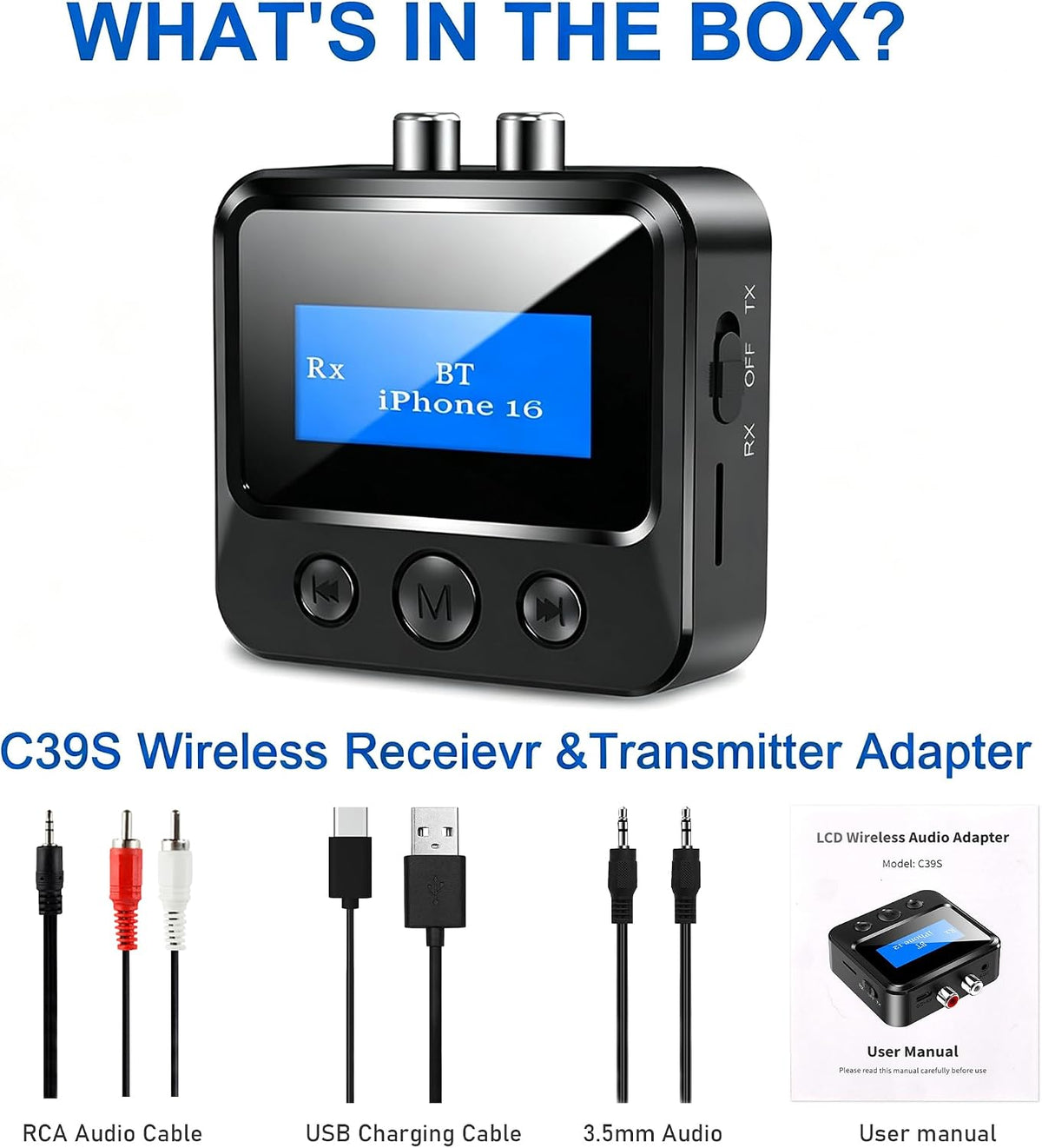 Bluetooth Transmitter Receiver for TV