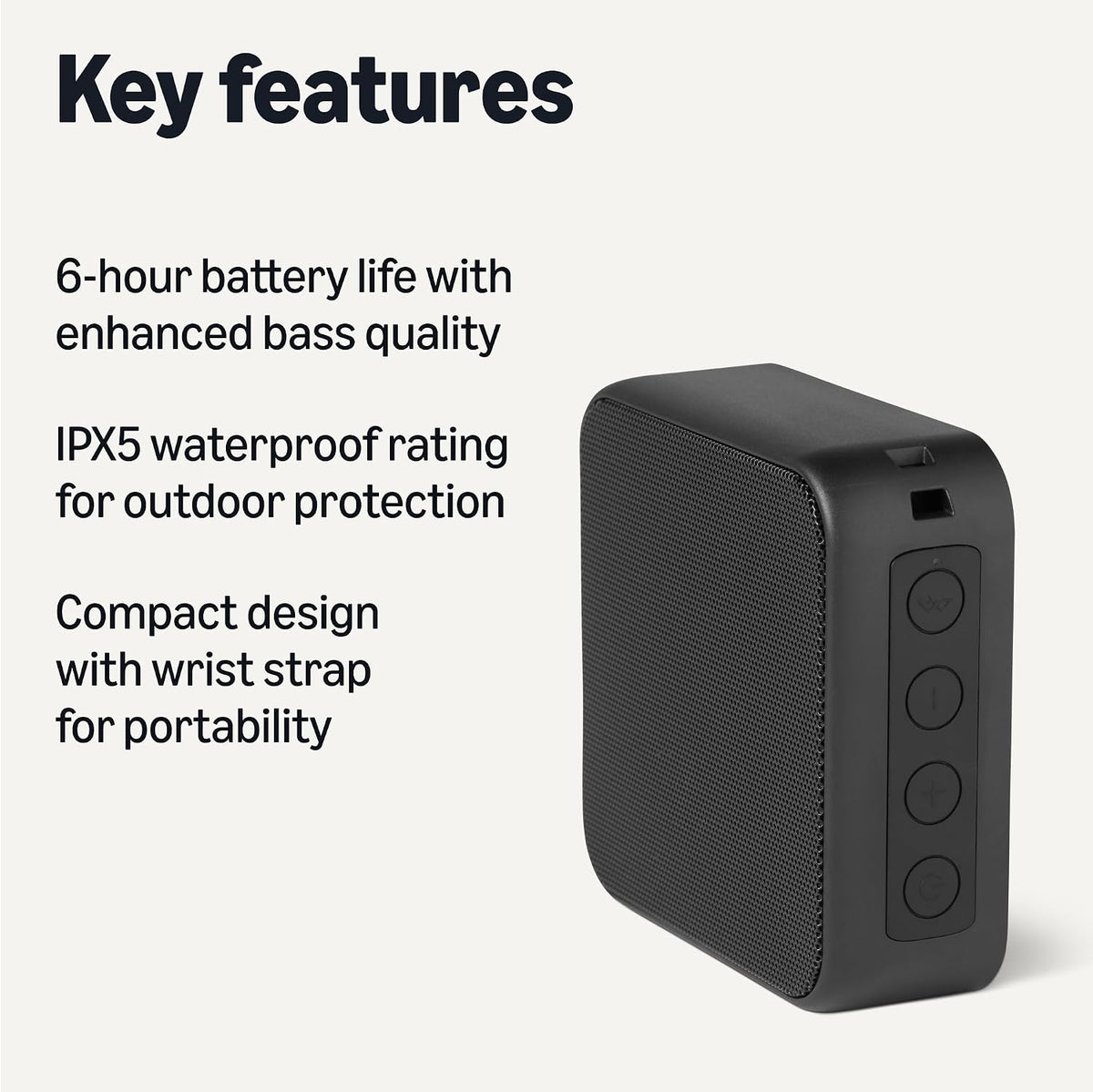 Bluetooth Speaker Wireless, IPX5 Waterproof