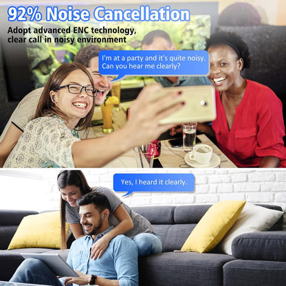 Wireless Earbuds Bluetooth 5.3 Hybrid Active Noise Cancelling