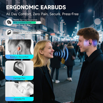 Open Ear Earbuds Wireless Bluetooth 5.3 Earphones