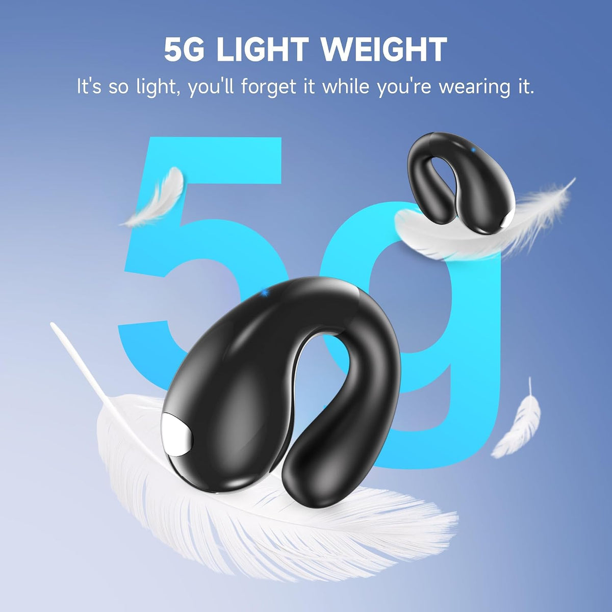 Open Ear Earbuds Wireless Bluetooth 5.3 Earphones