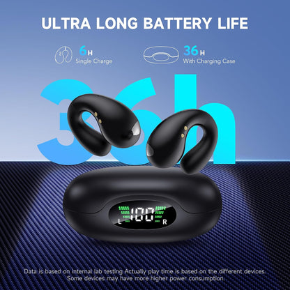 Open Ear Earbuds Wireless Bluetooth 5.3 Earphones